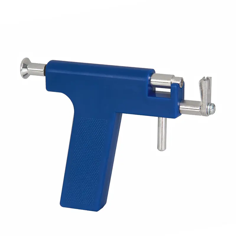 1 Set Professional Painless Body Piercing Tools Rust-proof Nose Umbilical Ear Hole Body Piercing Gun Tool Painless Safety