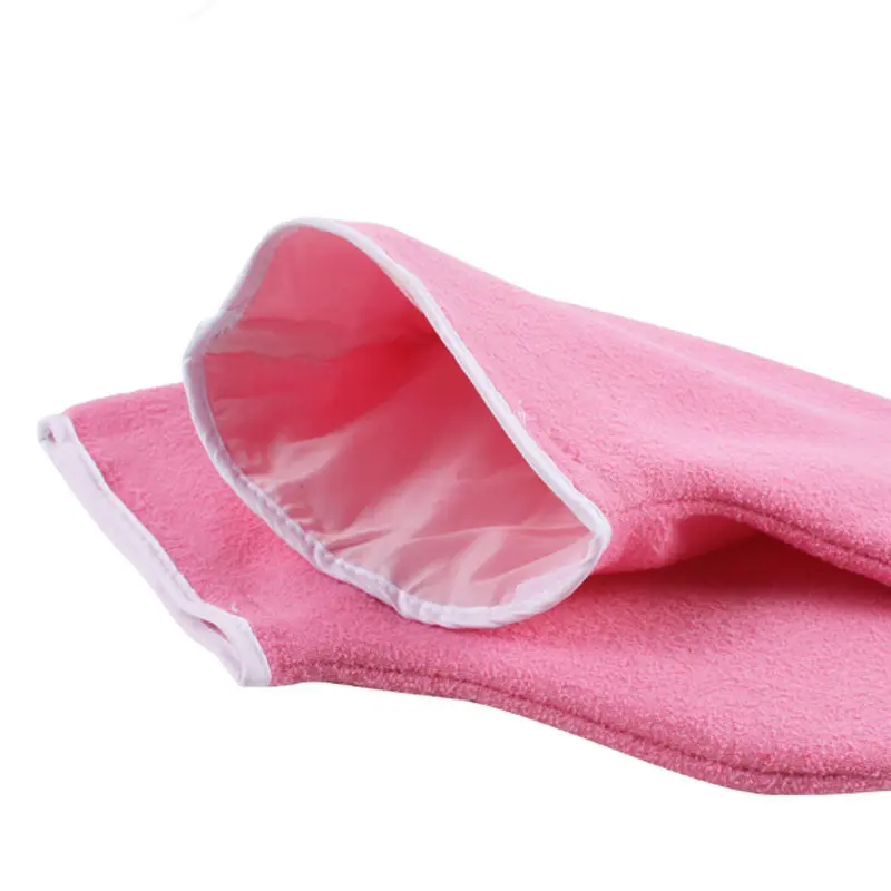 1Pair Nail Paraffin Hands Feet Mitts Infrared Therapy SPA Machine Cotton Glove Skin Care Heat Wax Mitten Nail Art Tools