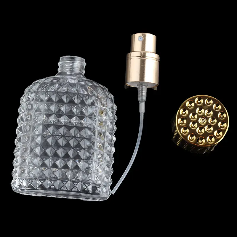 Random Color 30ml Pineapple Portable Glass Perfume Bottle with Spray Empty with Atomizer Refillable Bottles