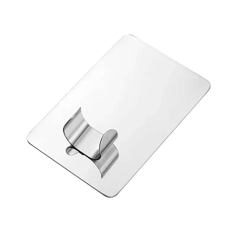 1PC Salon Manicure Finger Ring Color Palette Makeup Cream Foundation Mixing Palette Cosmetic Make up Tool Stainless Steel Plate