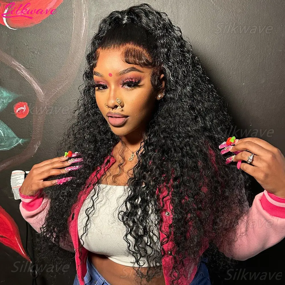 Silkwave 360 Full Lace Wig Human Hair Pre Plucked 13x6 Hd Lace Deep Wave Frontal Wigs 13x4 Water Wave For Black Women 30 40 Inch