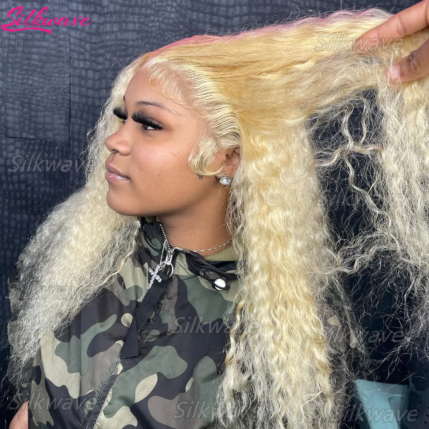 Silkwave Water Wave 613 Hd Lace Frontal Wig 13x6 Human Hair Wigs Deep Wave Blonde Honey Colored Curly Wigs For Women Brazilian