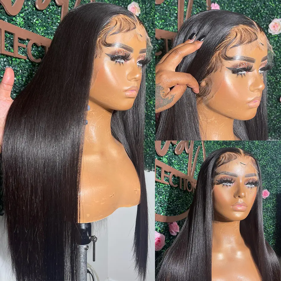 Silkwave 40 Inch 13x6 Frontal Wig For Black Women Brazilian Wigs Human Hair 13x4  Bone Straight Hd Transparent Lace Front Wigs