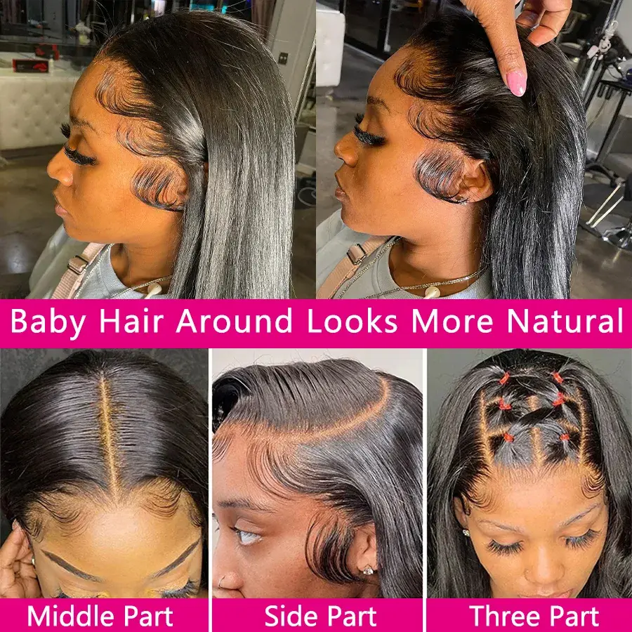Silkwave 40 Inch 13x6 Frontal Wig For Black Women Brazilian Wigs Human Hair 13x4  Bone Straight Hd Transparent Lace Front Wigs