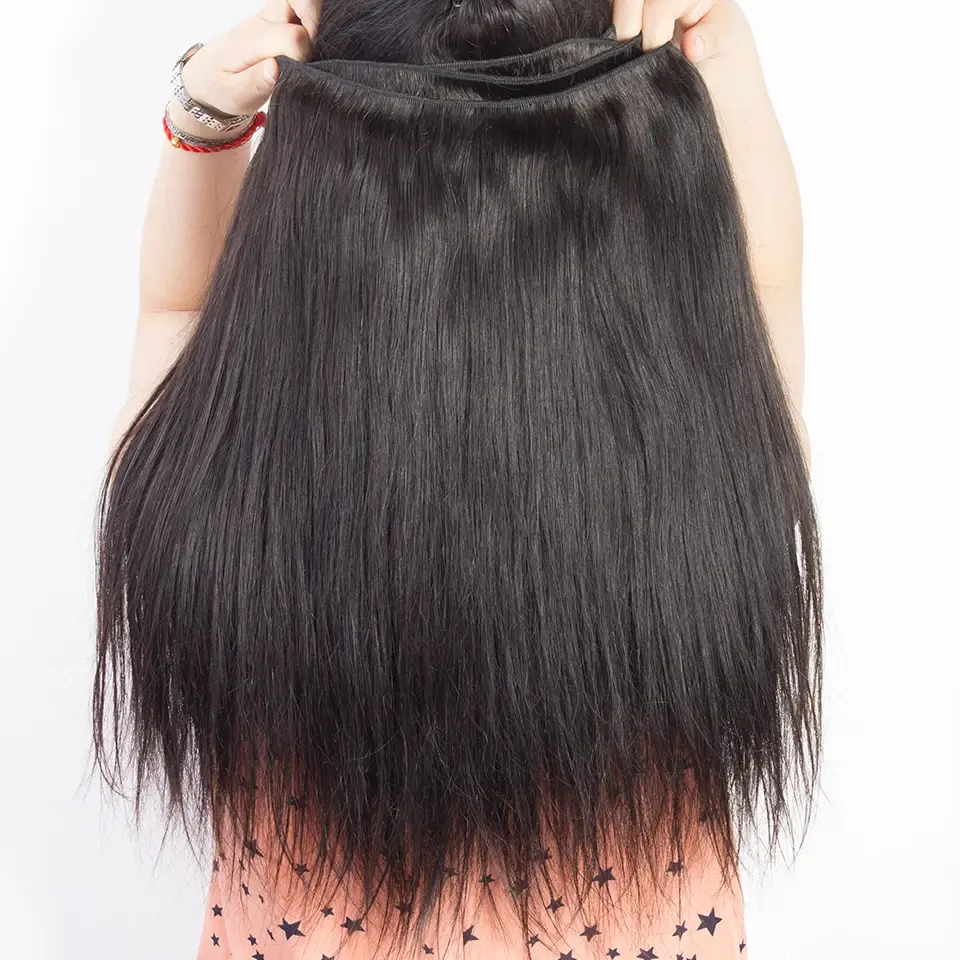 Silkwave Bone Straight Human Hair Bundles Deal Unprocessed Virgin Hair Extensions Long Brazilian Hair Weave Natural 1 3 4 Bundle