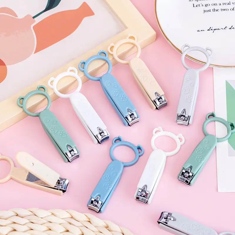 Nail Scissor Cartoon Cute Nail Clippers Cutter Colorful Kid Nail Scissor Clippers Pedicure Toe Nail Trimmer Beauty Manicure Tool