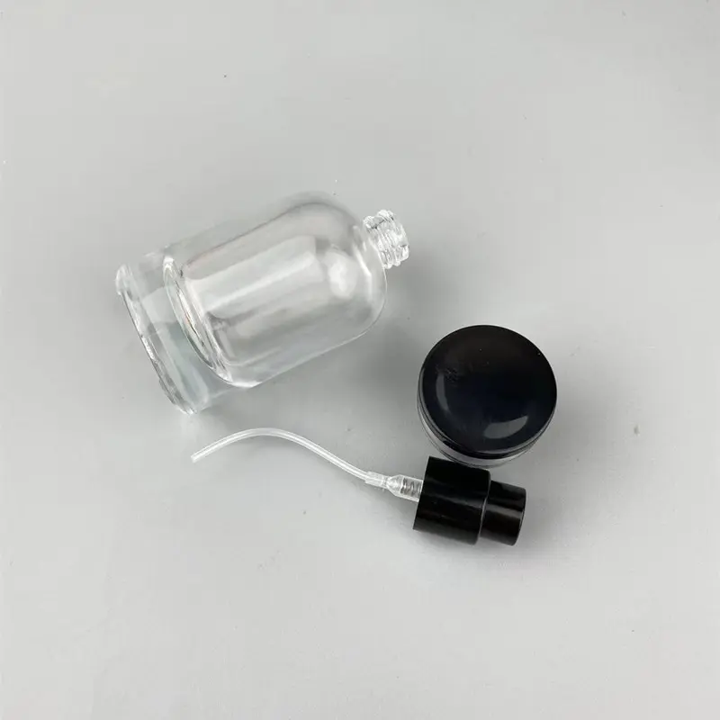 30ml Glass Empty Refillable Perfume Bottle Cylindrical Sub-bottle Travel Portable Parfum Atomizer Containers Sample Bottle