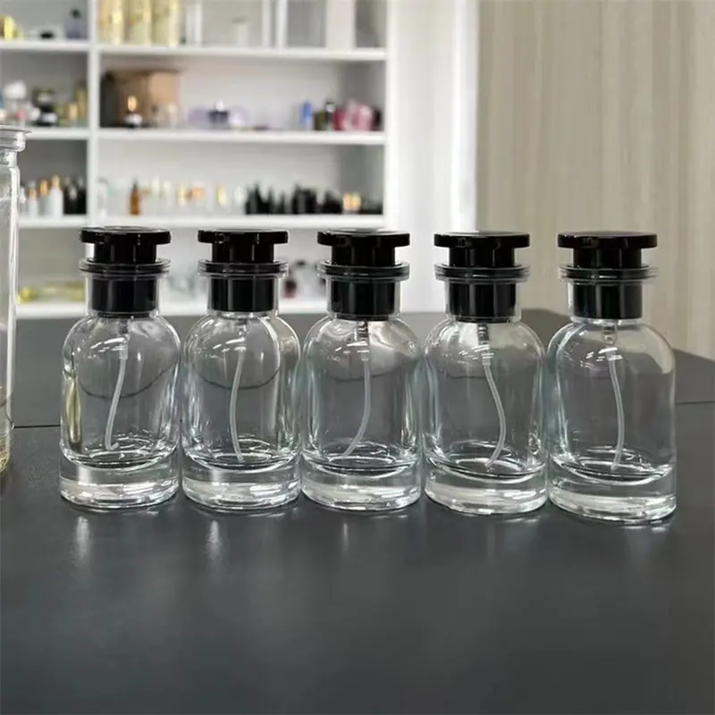 30ml Glass Empty Refillable Perfume Bottle Cylindrical Sub-bottle Travel Portable Parfum Atomizer Containers Sample Bottle