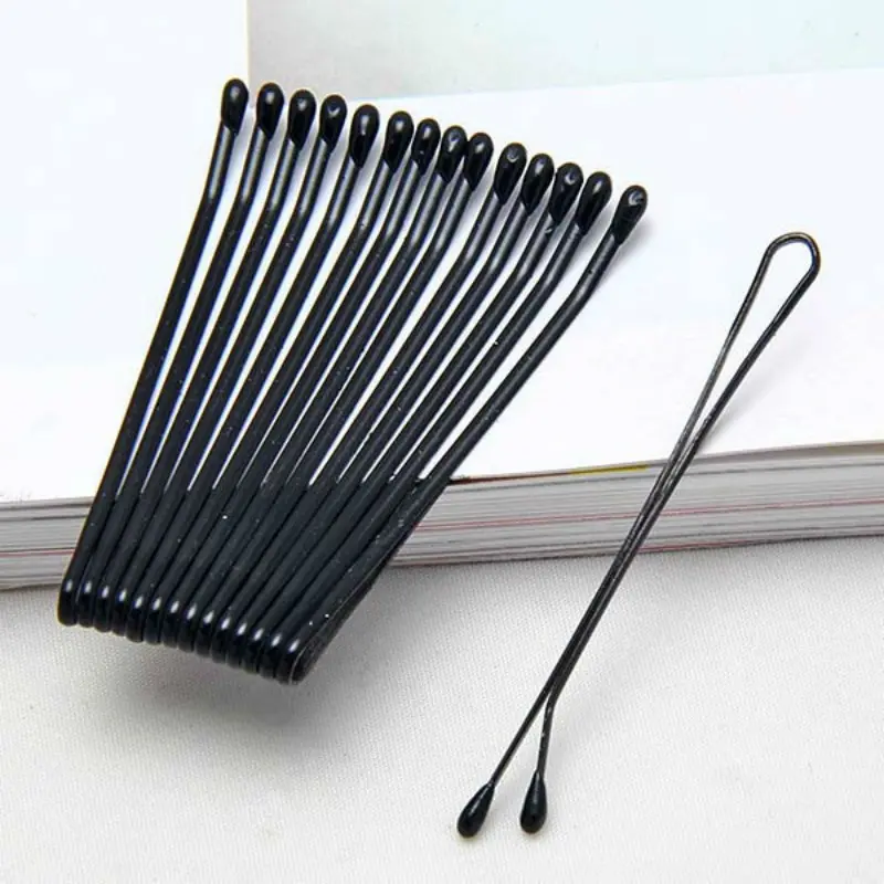 60Pcs/Set Black Hairpins For Women Hair Clip Lady Bobby Pins Invisible Wave Hairgrip Barrette Hairclip Hair Clips Accessories