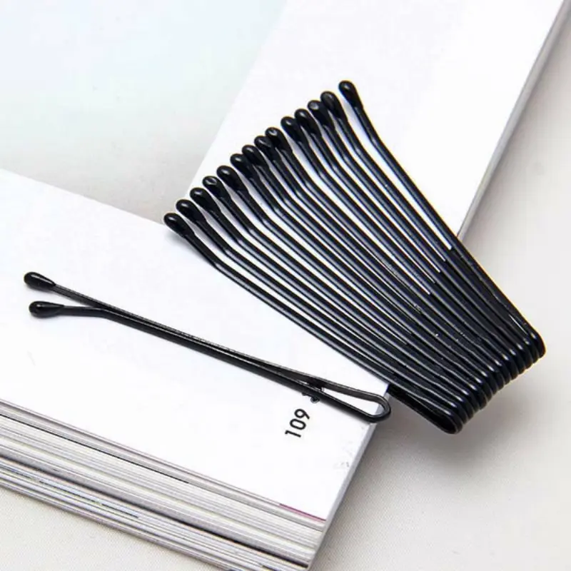 60Pcs/Set Black Hairpins For Women Hair Clip Lady Bobby Pins Invisible Wave Hairgrip Barrette Hairclip Hair Clips Accessories