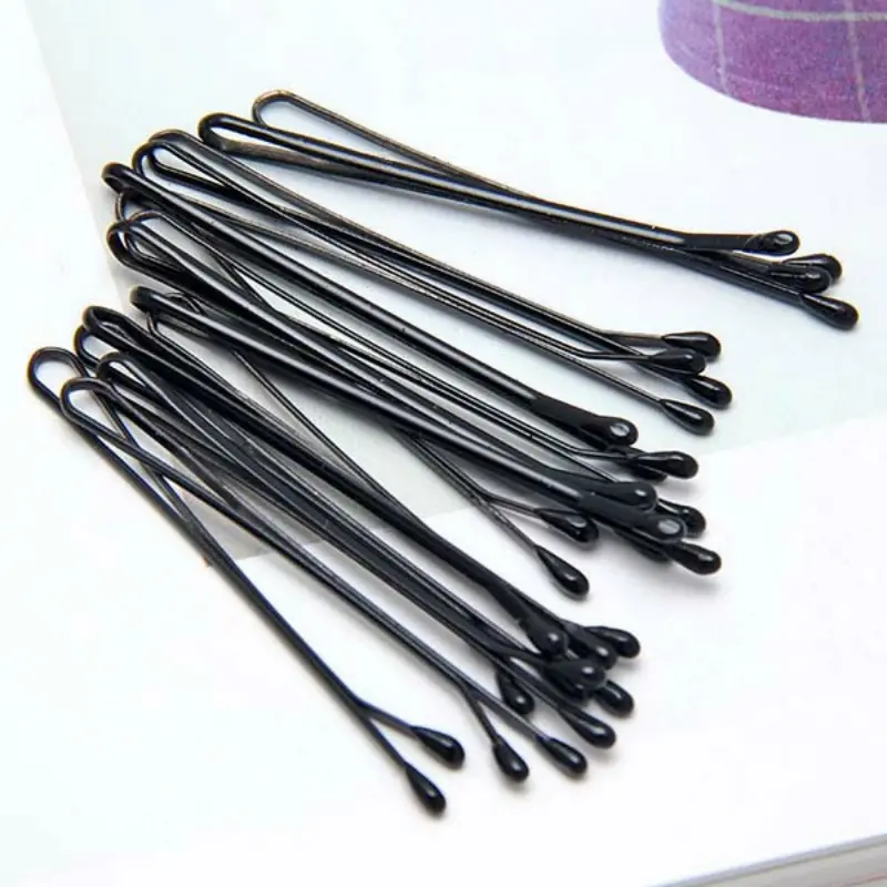 60Pcs/Set Black Hairpins For Women Hair Clip Lady Bobby Pins Invisible Wave Hairgrip Barrette Hairclip Hair Clips Accessories