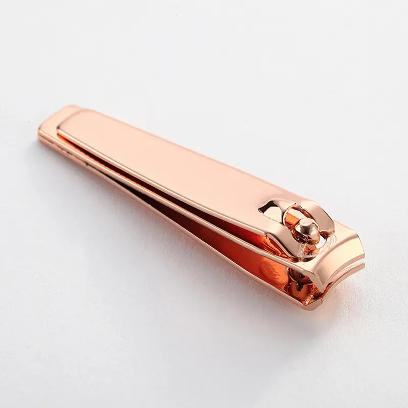 1PC Professional Nail Clippers Carbon Steel High Quality Nail Cutter Rose Gold Repair Finger Toe Tools Finger Toe Scissors
