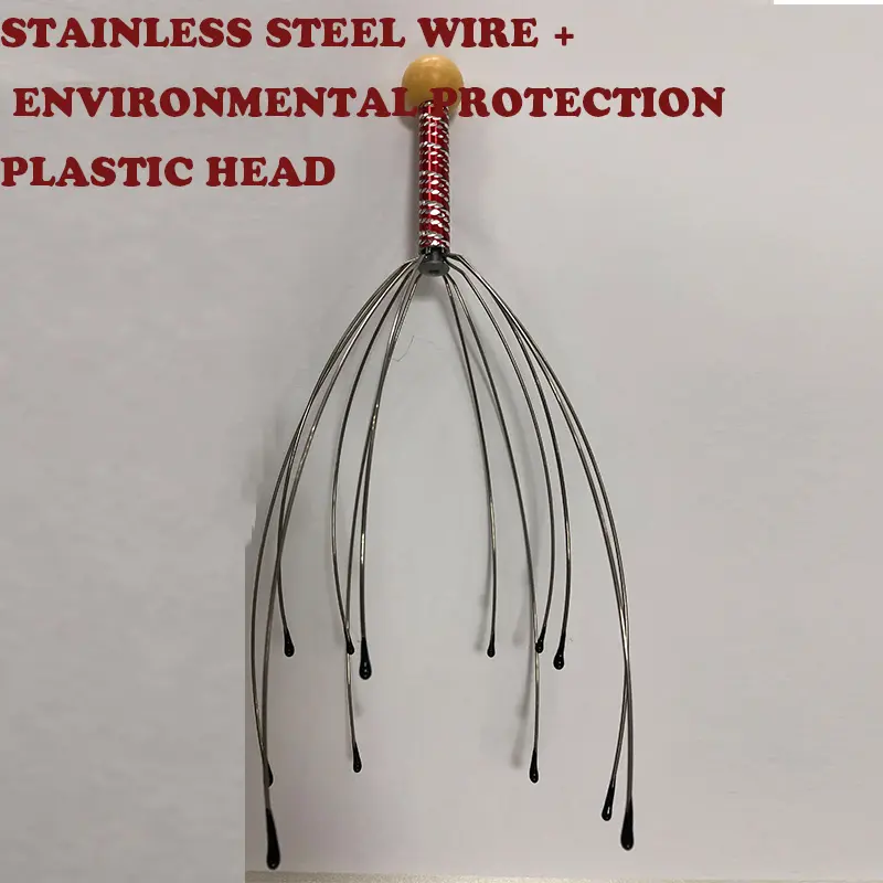 Claw Massager Body Massager Octopus Head Scalp Neck Equipment Stress Release Relax Massage Tens Pain Relief Head Care