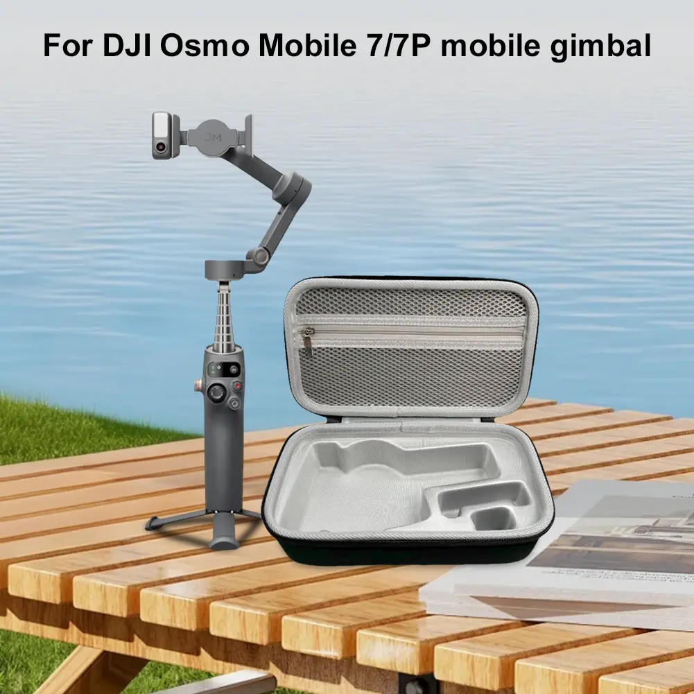 Camera PU Carry Case Waterproof Portable Camera Travel Bag Handheld Gimbal Storage Bag Smartphone Gimbal Stabilizer Accessories