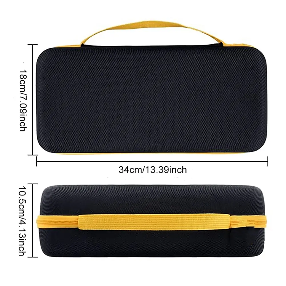 Car Vacuum Hard Case Dual Zipper Hard Storage Case Handheld Car Vacuum Storage Bag for Fanttik Slim V8/V10 Accessories