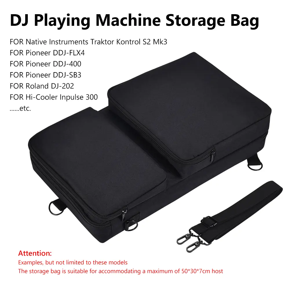 Portable Carrying Storage Bags Dustproof Travel Carrying Storage Bags Scratch-resistant Accessories for Pioneer DDJ-400 DDJ-FLX4