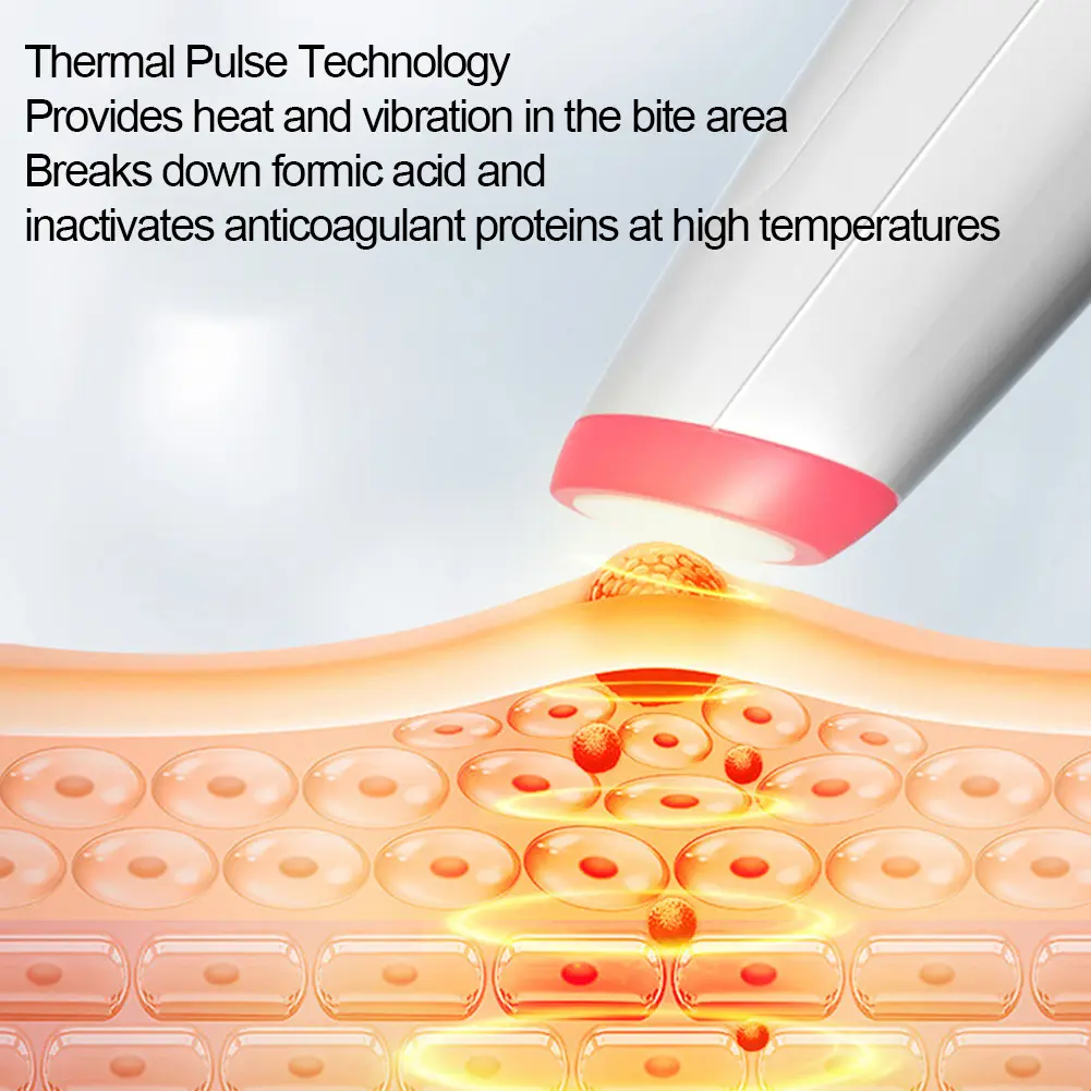 5-1PCS Electronic Mosquito Bite Pen Relief Burning Pain & Swelling Relieve Stings Pen Mosquito Against Portable Tool for Summer
