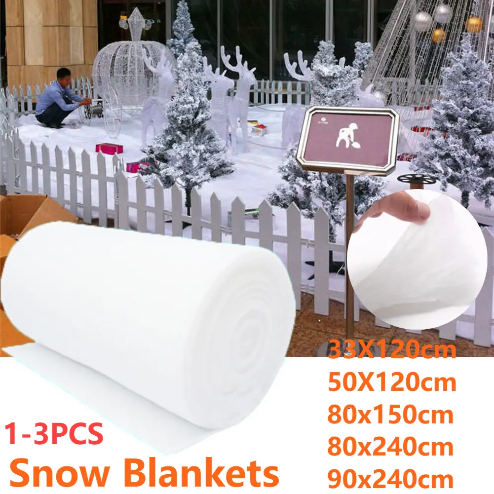 1-3PCS Winter Snow Christmas Decoration Realistic Artificial Cotton Snow Create Enchanting Winter Landscapes Snow Gifts for Kids