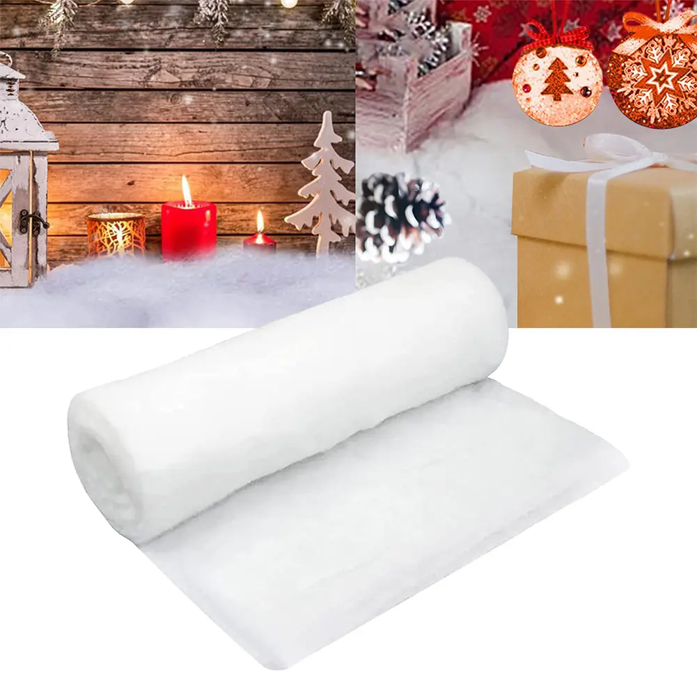 1-3PCS Winter Snow Christmas Decoration Realistic Artificial Cotton Snow Create Enchanting Winter Landscapes Snow Gifts for Kids