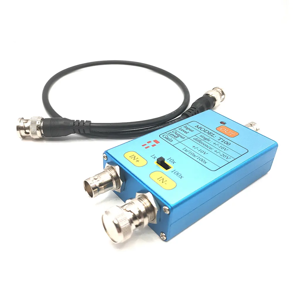 10M Bandwidth Oscilloscope Battery Powered Oscilloscope Accessories Low Noise for Maintenance Personnel for Electronic Engineers