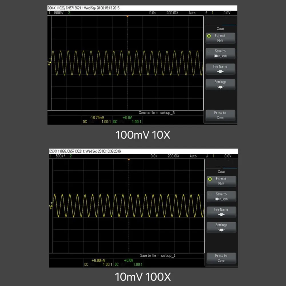 10M Bandwidth Oscilloscope Battery Powered Oscilloscope Accessories Low Noise for Maintenance Personnel for Electronic Engineers