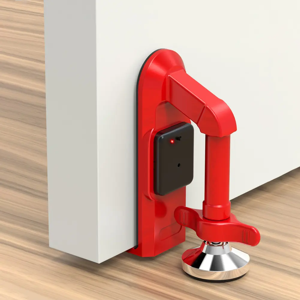 Door Stopper Portable Door Lock for Travel Security Anti Theft Door Stoppers Security for Travel/Apartment/Safety Self Defense