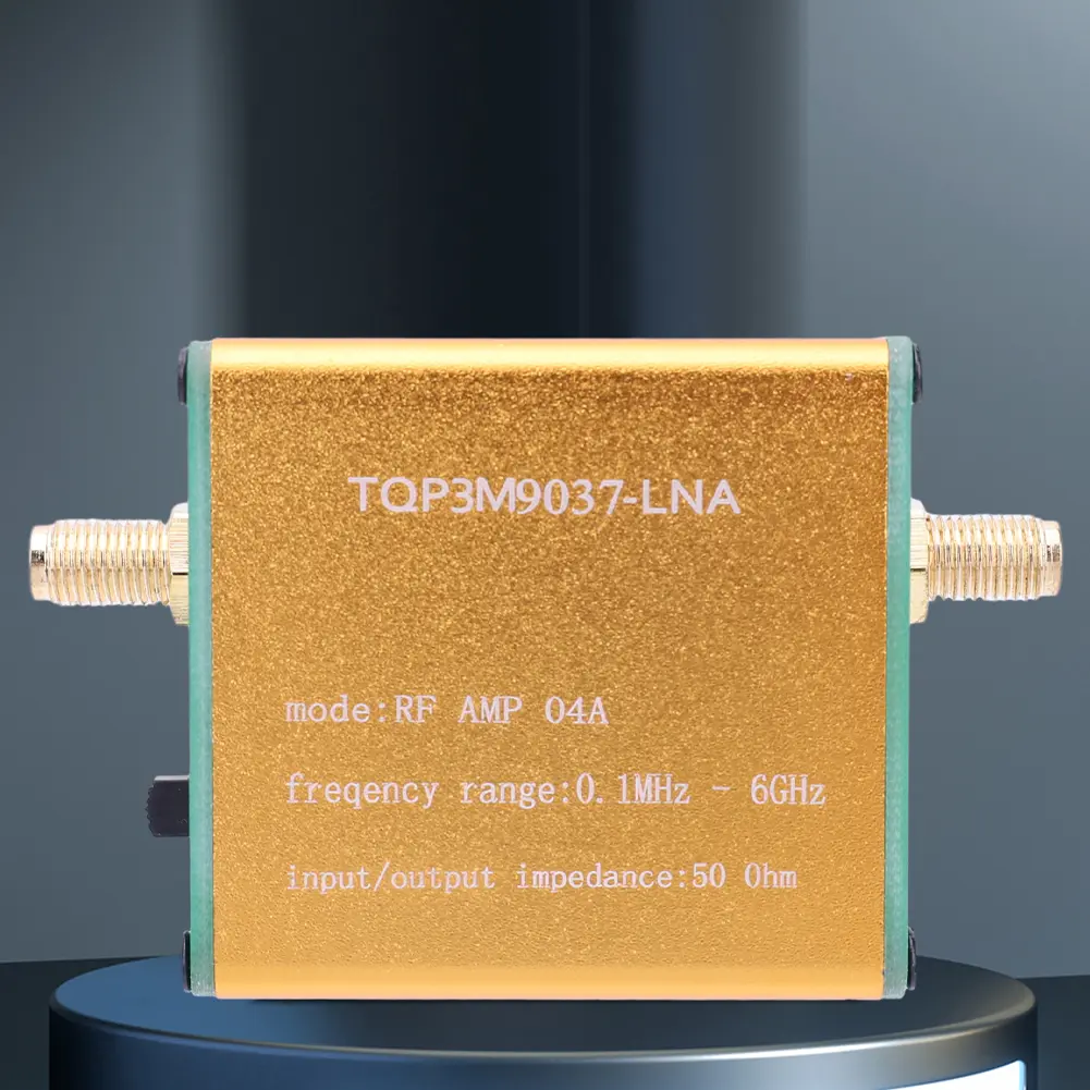 100K-6GHz Full Band Low Noise Amplifier 20dB High Gain LNA RF Power Preamplifier Wide Frequency Range for Software Defined Radio