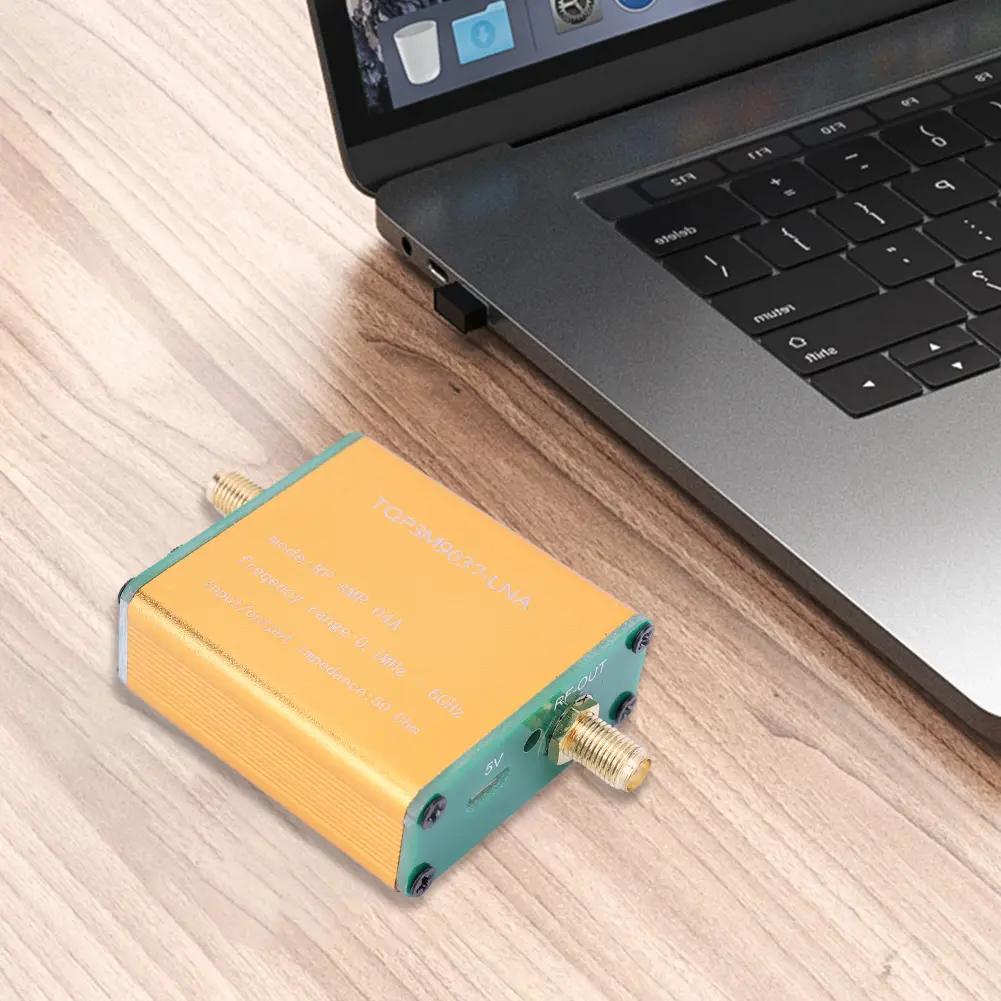 100K-6GHz Full Band Low Noise Amplifier 20dB High Gain LNA RF Power Preamplifier Wide Frequency Range for Software Defined Radio
