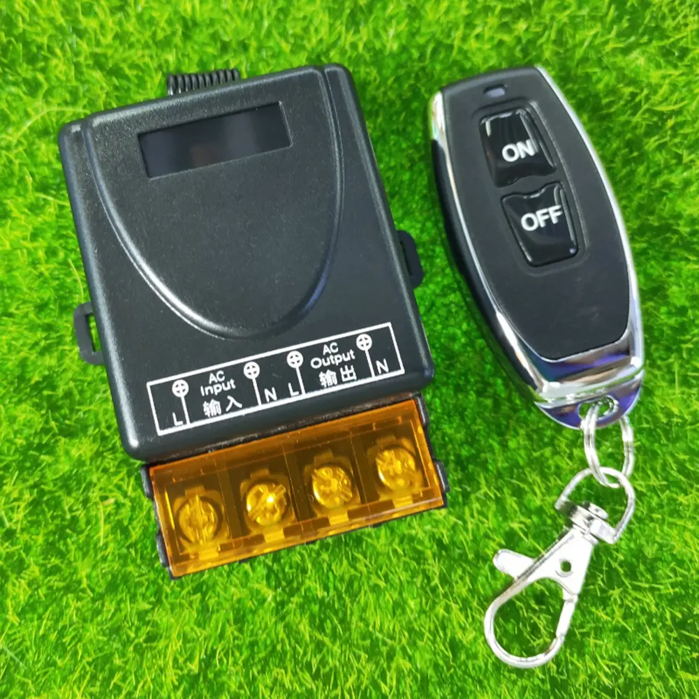 433Mhz 50m Relay Receiver Door Access System Remote Transmitter High Current Relay RF Switch 60V-280V for Household Appliances
