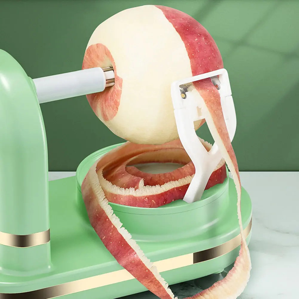 Manual Food Crusher Bottom Suction Cup with Stainless Steel Blades Fruit Cutter Slicer Food Peeler Slicer for Household Supplies