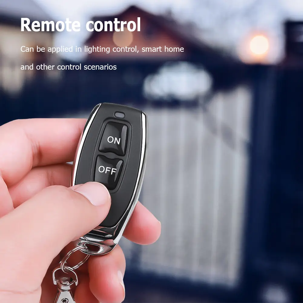 433Mhz 50m Relay Receiver Door Access System Remote Transmitter High Current Relay RF Switch 60V-280V for Household Appliances