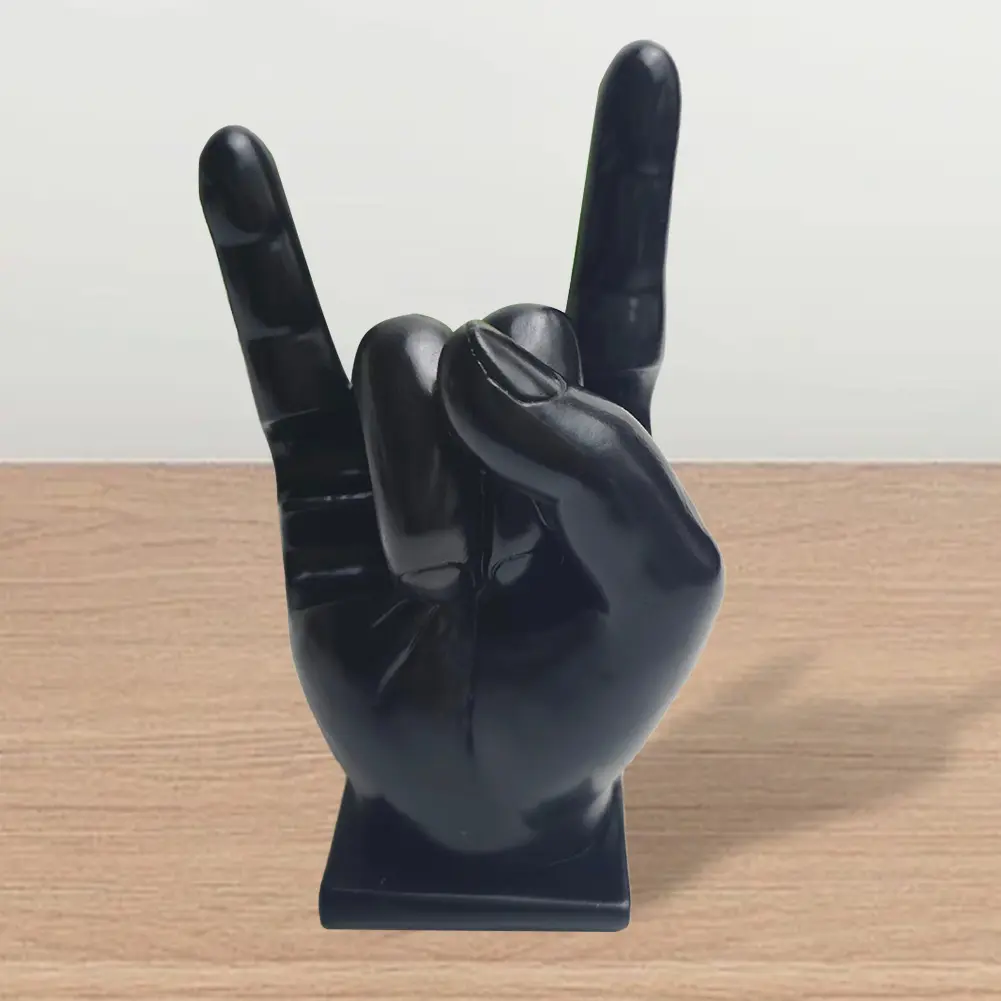 Creative Rock Hand Drum Stick Holder Resin Drumstick Holder Drumstick Display Stand Rack Home Decoration Funny Gift for Drummer