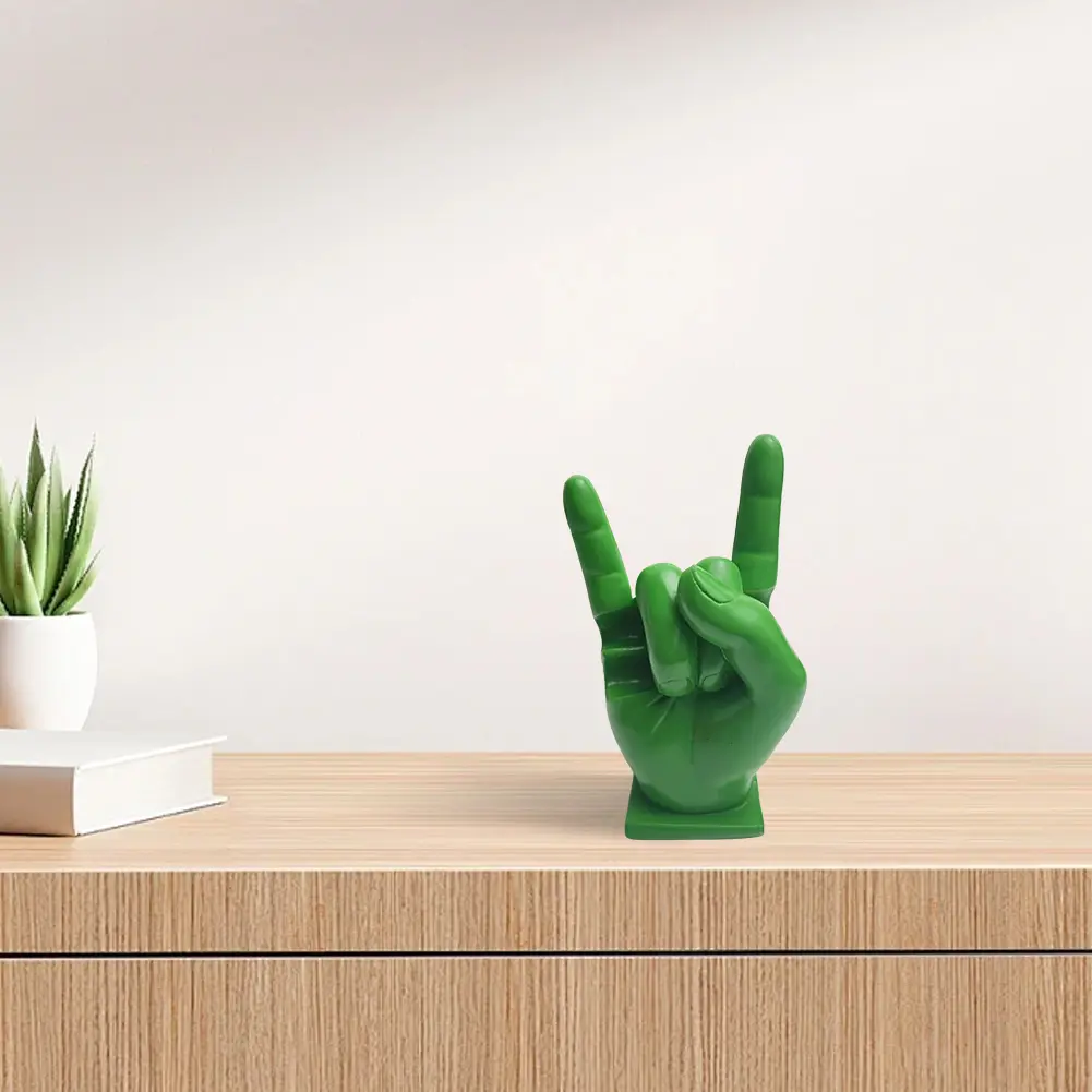 Creative Rock Hand Drum Stick Holder Resin Drumstick Holder Drumstick Display Stand Rack Home Decoration Funny Gift for Drummer