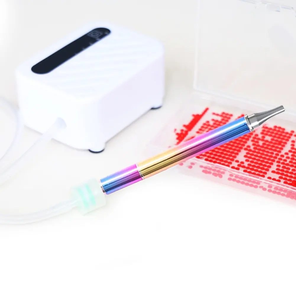 Electric Diamond Suction Tool USB Powered Diamond Painting Suction Device with Pen Vacuum Diamond Painting Pen Kit for Art Craft