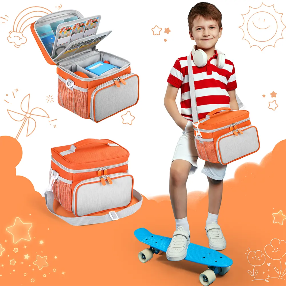 Carrying Case for Yoto Player (3rd Gen.) Hard Case Organizer Bag Protective Case for Audio Music Player & Headphone Accessories
