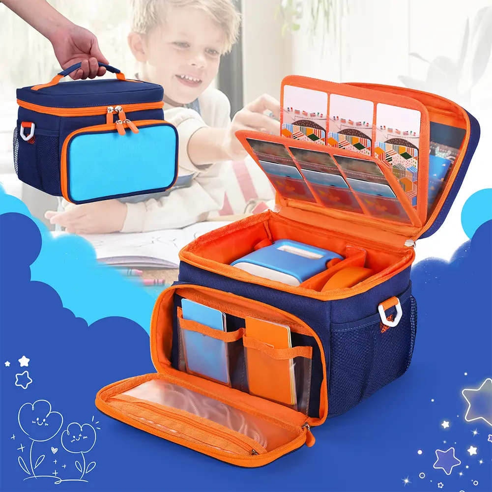 Carrying Case for Yoto Player (3rd Gen.) Hard Case Organizer Bag Protective Case for Audio Music Player & Headphone Accessories