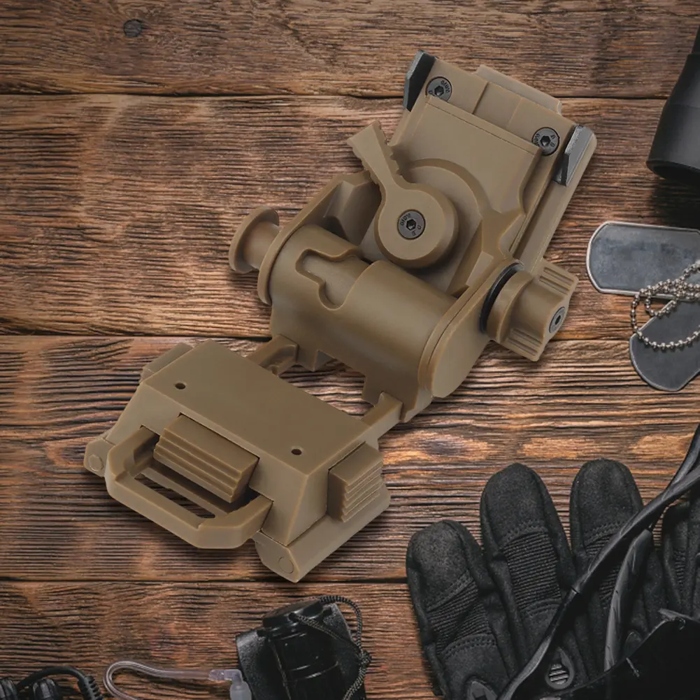 L4G24 NVG Mount Bracket Holder Foldable NVG Helmet Mount Night Vision Goggles Mount for PVS15 PVS18 PGPNVG18 Goggles