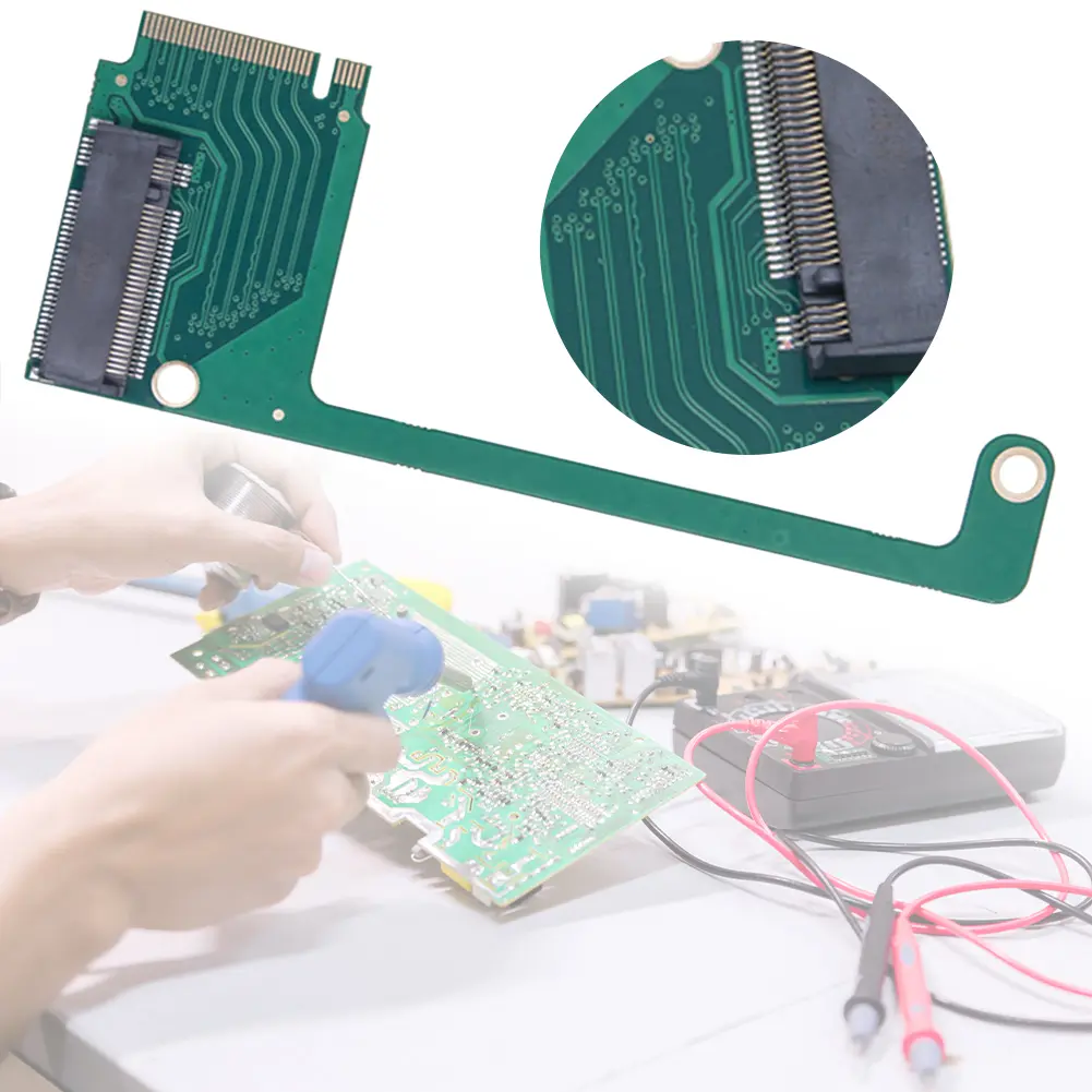 PCIe 4.0 M.2 M.2 Transfercard Modified M.2 Hard Drive 90 Degrees SSD Adapter M.2 Modification Board for ASUS Rog Ally Handheld