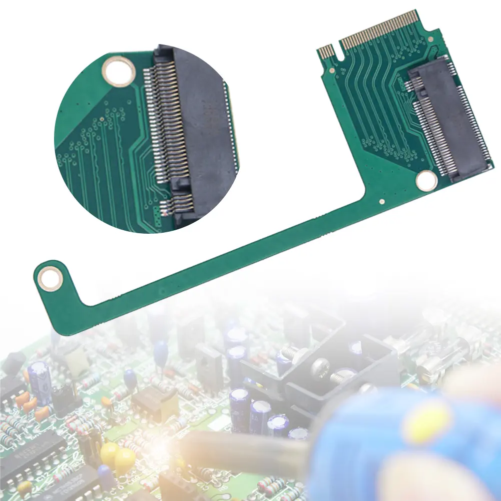 PCIe 4.0 M.2 M.2 Transfercard Modified M.2 Hard Drive 90 Degrees SSD Adapter M.2 Modification Board for ASUS Rog Ally Handheld