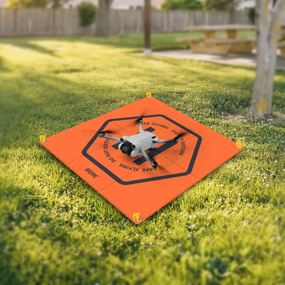 Drone Landing Pad Double-sided Colors Helicopter Landig Mat with Ground Nail for DJI Mini 3 Pro AVATA Air 2S Drones Accessories