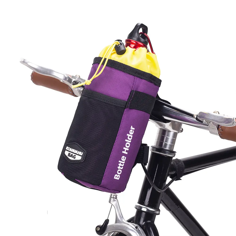 Bicycle Bag Bike Bottle Holder Handlebar Bag Cycling Water Bottle Carrier Pouch MTB Bike Kettle Handlebar Bag Accessories New