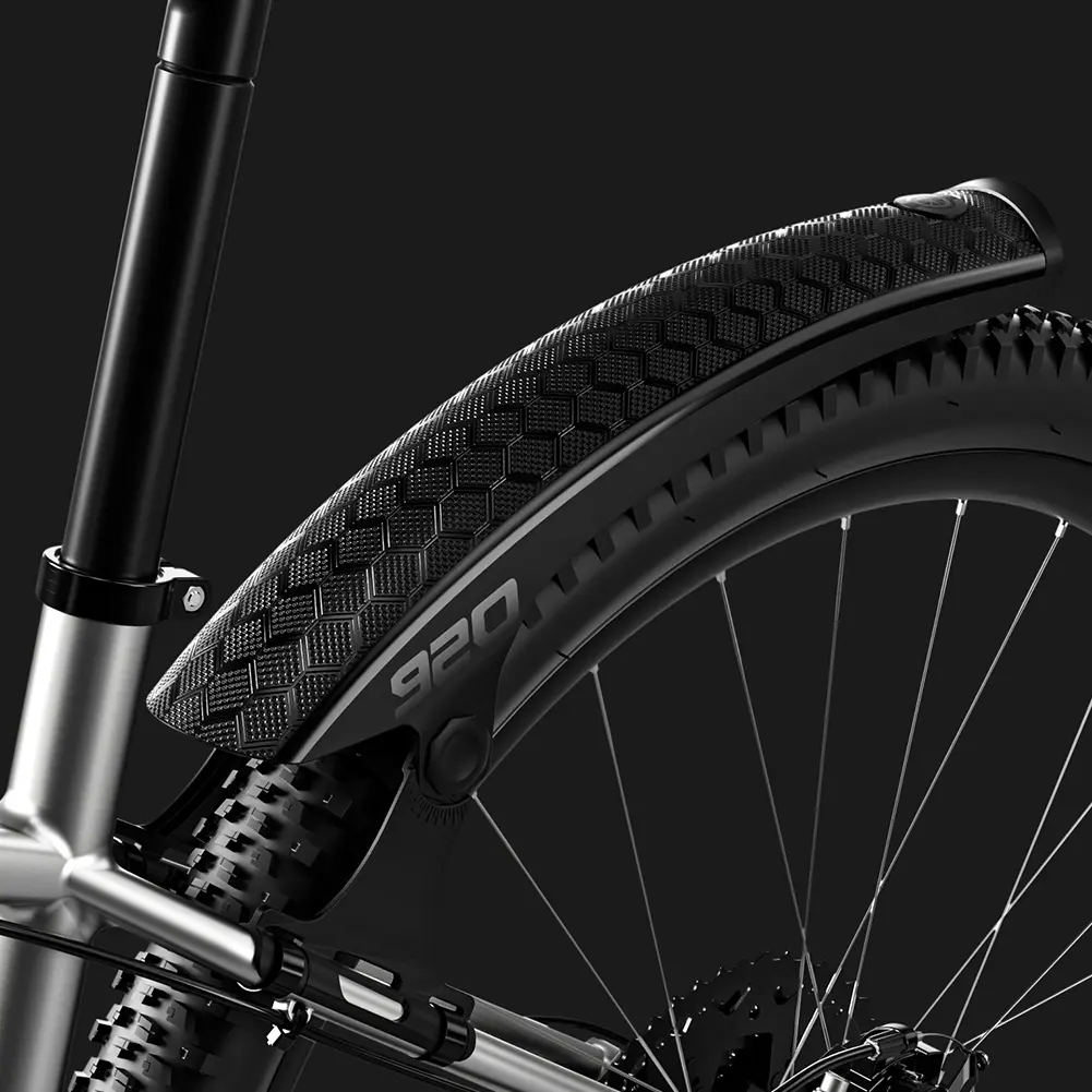 Bicycle Front Rear Mud Guard Adjustable Bike Front Rear Mudguard Bike Hard Shell Mudguard for MTB Mountain Bike Road Bike