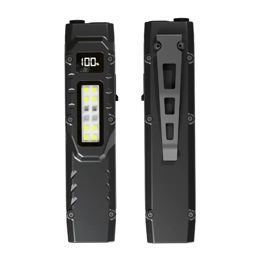 LED Super Bright Flashlight with Pen Clip Portable Pocket Flashlight IPX44 Waterproof Outdoor Emergency Light for Outdoor Hiking