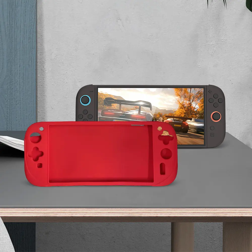 Silicone Case for Nintendo for Switch 2 Full Protective Shell Anti-Drop Soft Shell for Nintendo for Switch 2 Game Accessories