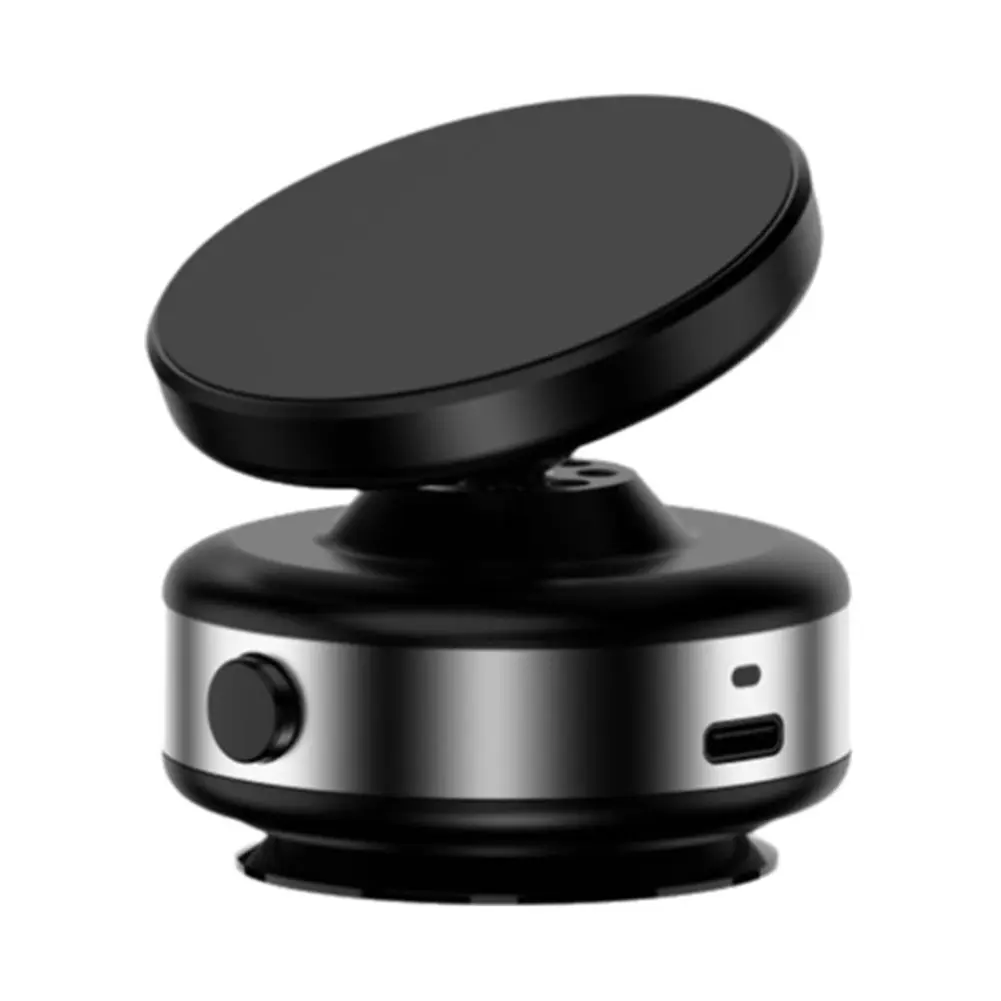 1-2pcs Magnetic Phone Holder 360 Rotatable Vacuum Adsorption Bracket Mini Mobile Phone Mount Stand for iPhone 15 14 13 Huawei