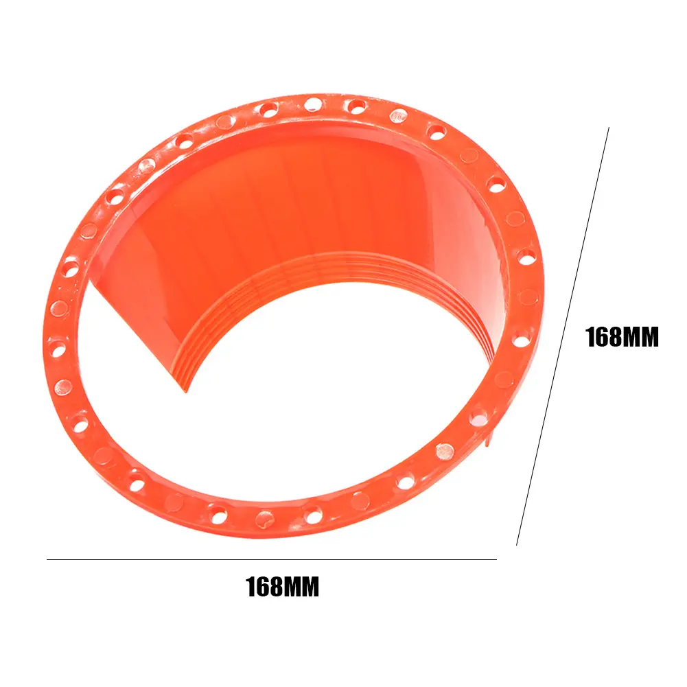 2Pcs 6.5Inch Car Audio Refit Speaker Waterproof Cover Red Speaker Soft Waterproof Cover Universal Horn Waterproof Cover