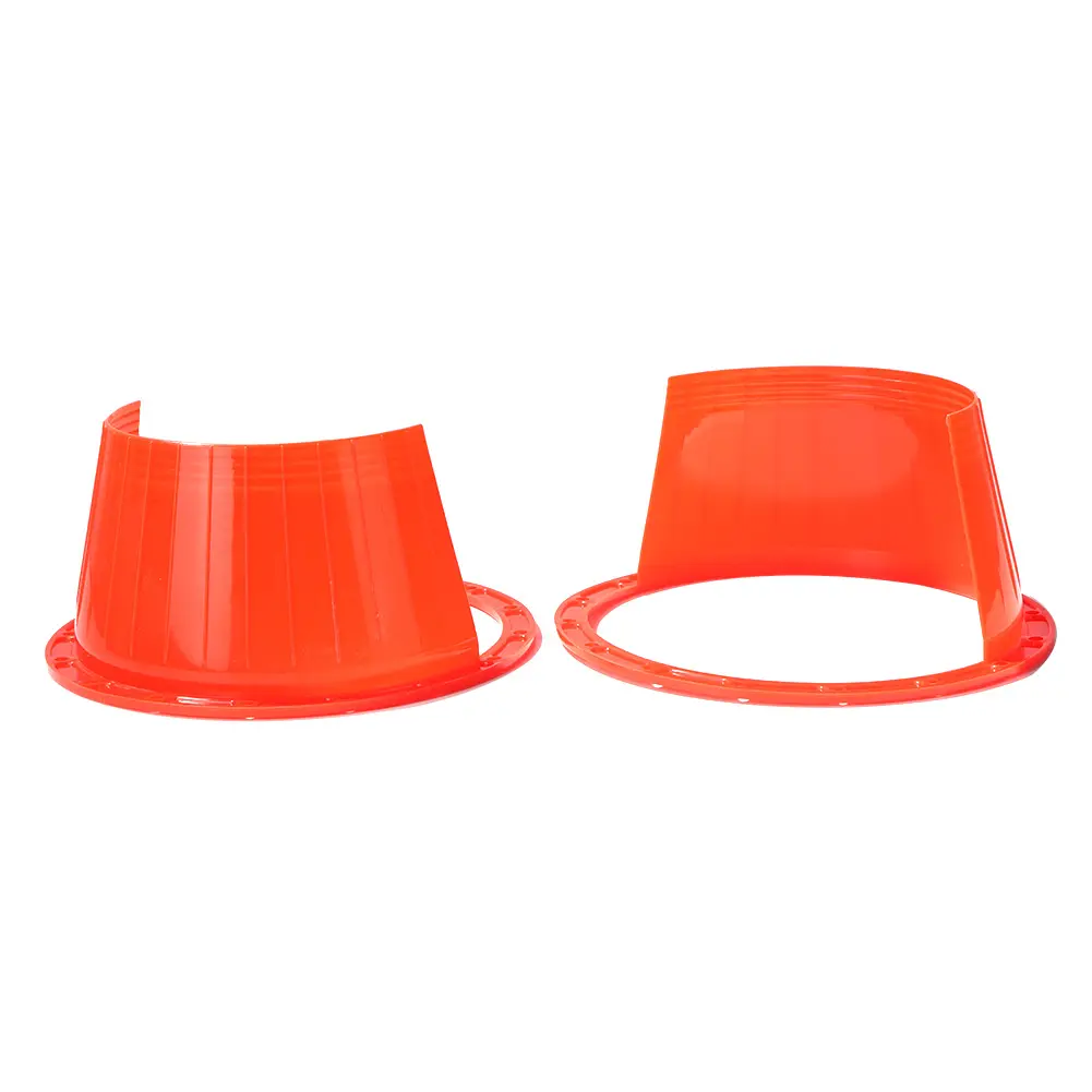 2Pcs 6.5Inch Car Audio Refit Speaker Waterproof Cover Red Speaker Soft Waterproof Cover Universal Horn Waterproof Cover