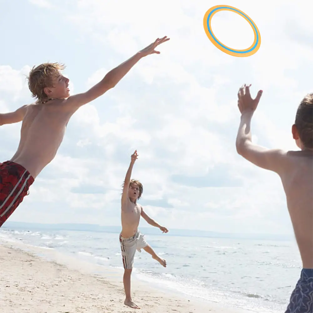 25cm Flying Disc Portable Sports Play Discs Versatile Throwing Catching Disc Playing Flying Saucer for Family Game