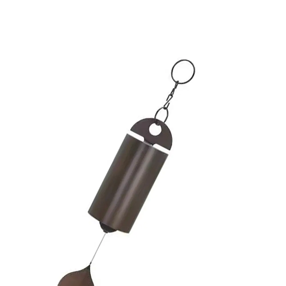 Wind Chimes Retro Style Serenity Bell Wind Chimes Deep Resonance Metal Deep Tone Cylinder for Patio Yard Porch Garden Decor