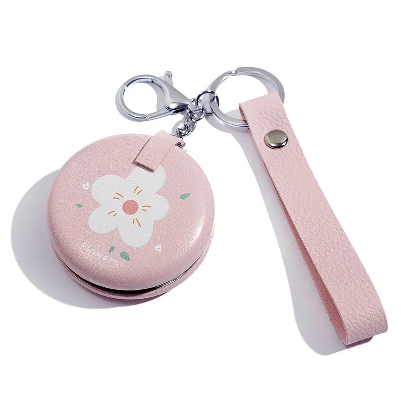 Portable Foldable Pocket Metal Makeup Compact Mirror Woman Cosmetic Mini Beauty Normal Mirror Double Sides Mirrors